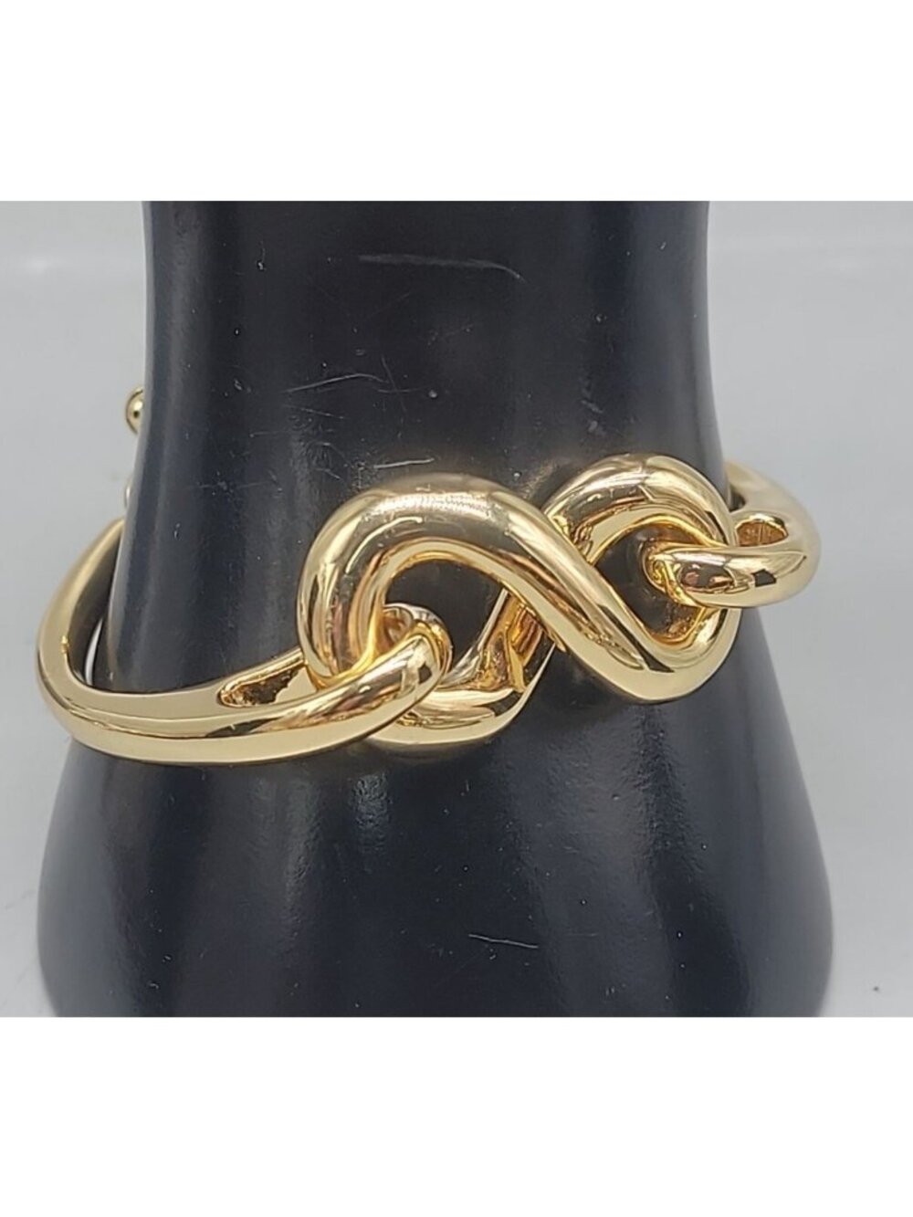Roberto RFM L infinito Bracelet Bikini Line Gold Tone Metal Link Size 6.5" - Picture 5 of 12